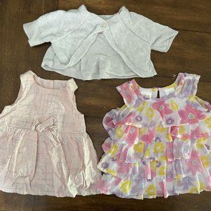 3-6 Month Girls Sweater and Dresses